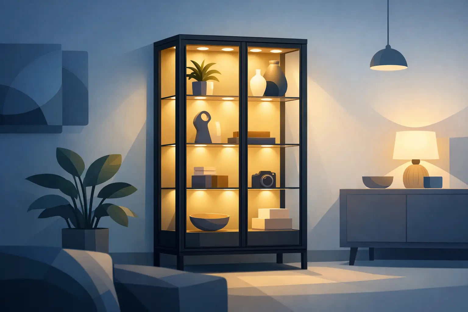 Milsbo Cabinet Lighting That Looks Built-In