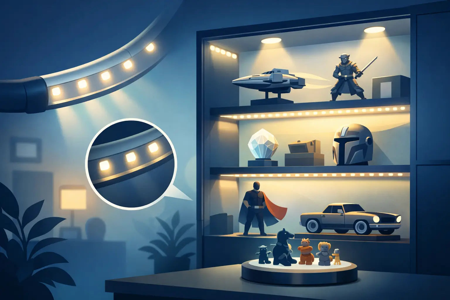 LED Lights for Collectibles Display That Work