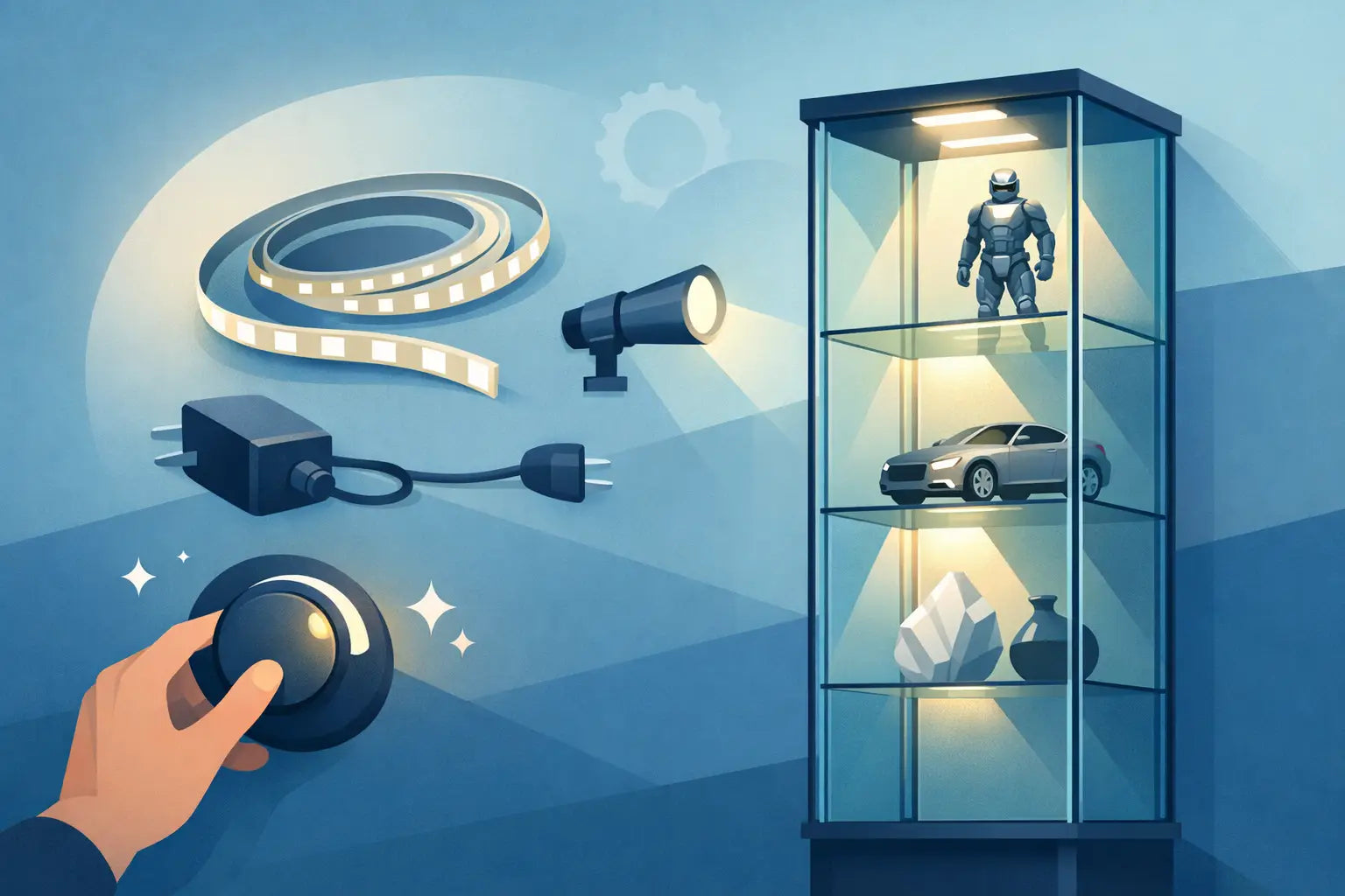 Detolf Lighting Setup Guide for Clean Displays