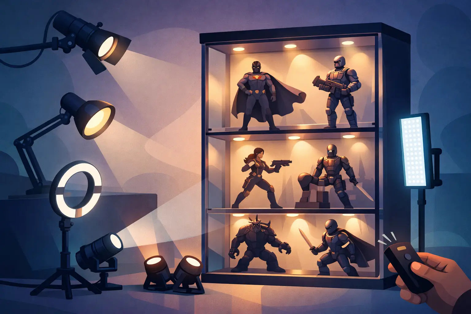 Showcase Lighting for Action Figures That Works