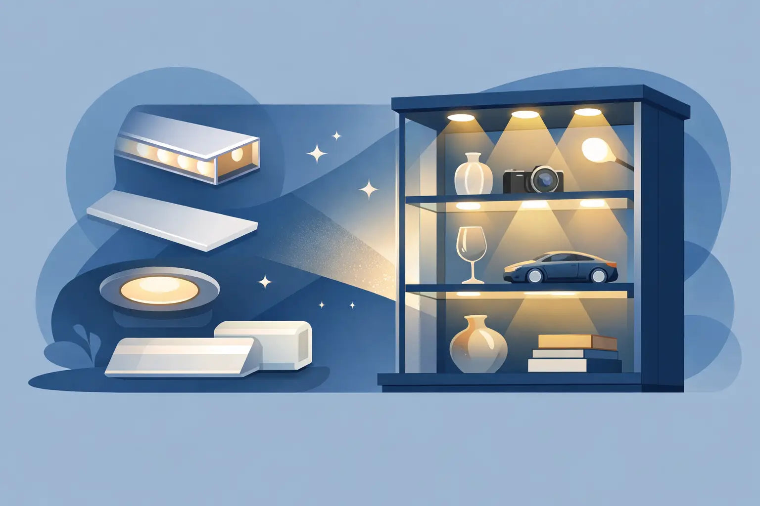 Display Cabinet Light Diffuser Guide