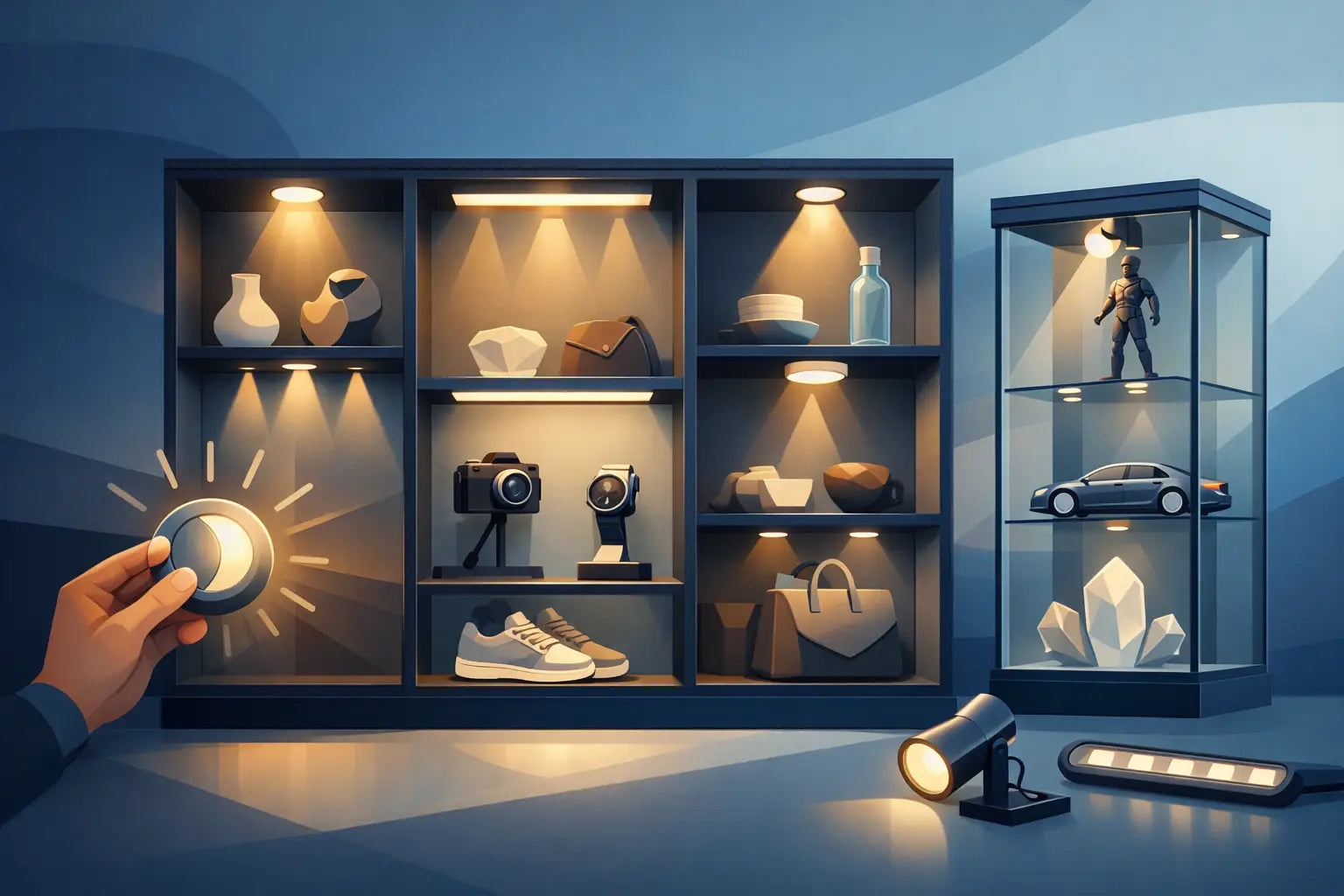 Best Lights for Display Cabinet Setups
