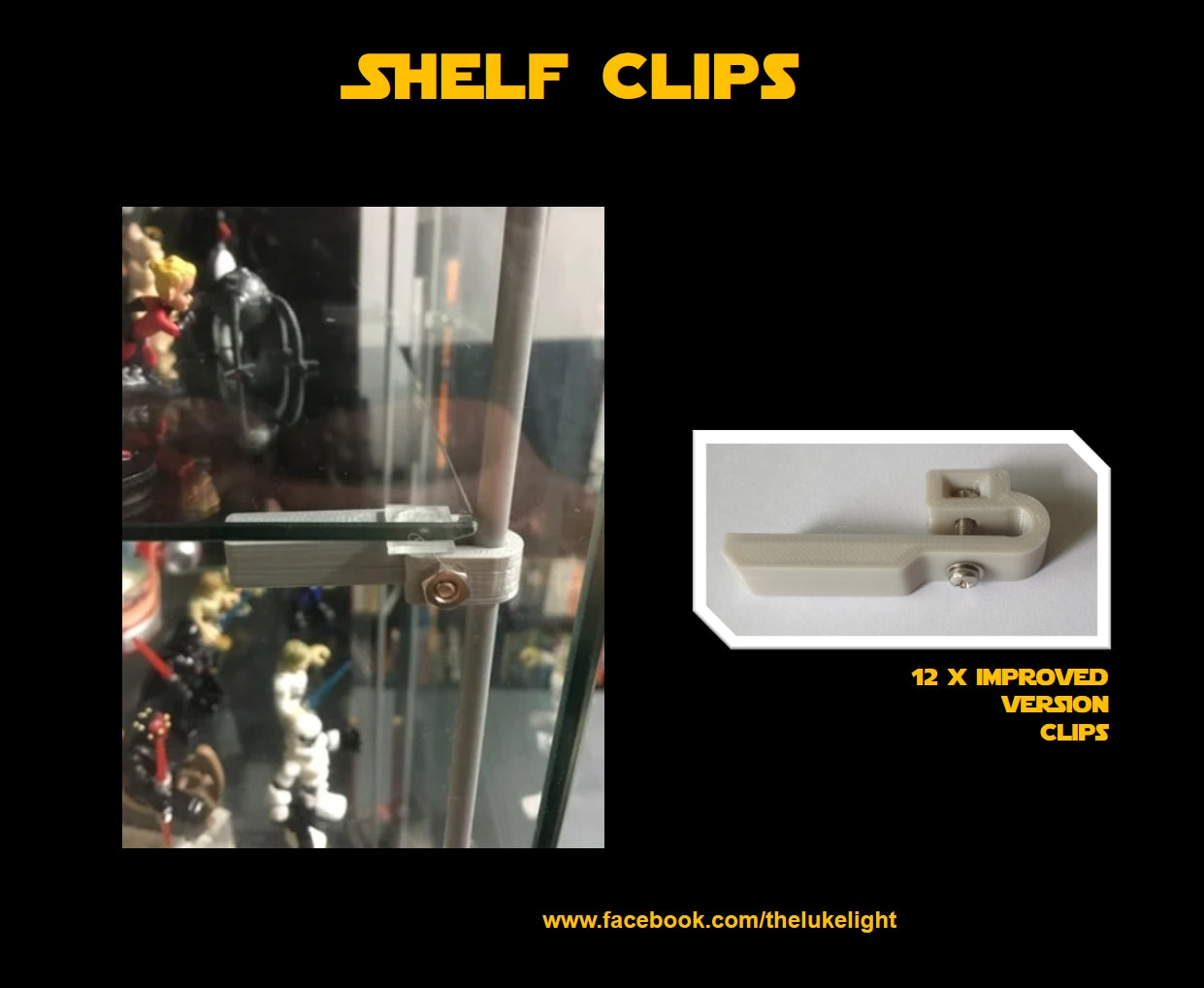 Add On - Shelf Clips (Suitable for Detolf)